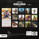 2024 Wall Calendar The Mandalorian Grogu & Push Pins