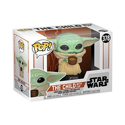 Pop Mandalorian The Child with Cup Figure