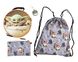 5-Piece 16" Backpack Lunch Bag Mega Set - The Mandalorian Baby Yoda "This Is The Way"