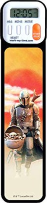 3D Bookmark Mandalorian and The Child with Reading Timer