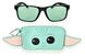 Mandalorian Baby Yoda Boys Sunglasses with Kids Glasses Case - Protective Toddler Sunglasses