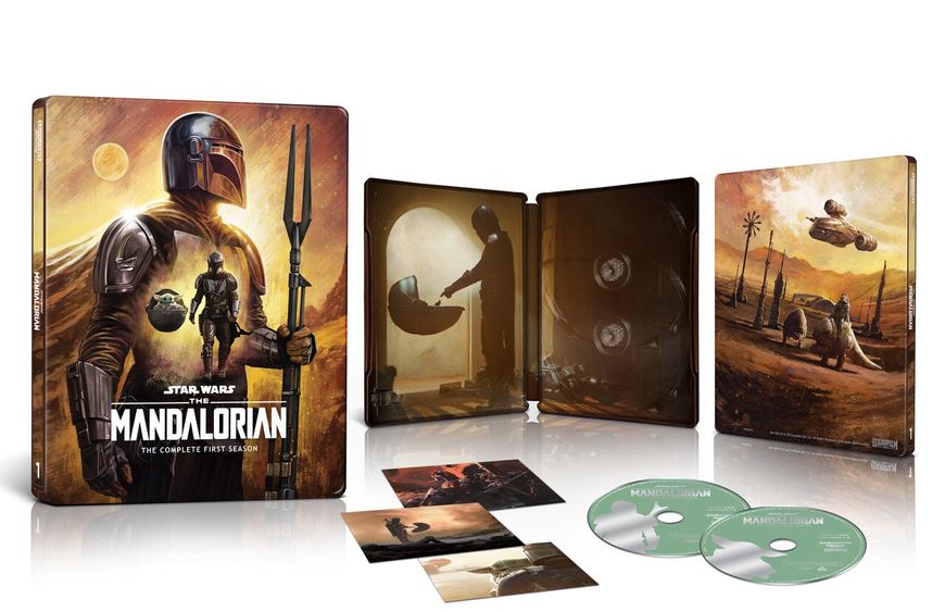 The Mandalorian - Season 1, 4K UHD, Limited Edition Steelbook, All Episodes, 2 Disc Box Set