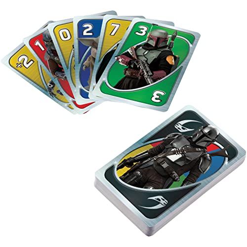 The Mandalorian UNO Game - Themed Deck with Special Rule, Family Night