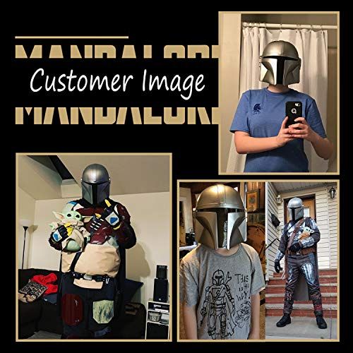 SW Halloween Cosplay Costume Helmet - The Mandalorian Helmet Injection Molded Model PVC Mask