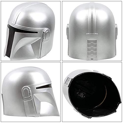 SW Halloween Cosplay Costume Helmet - The Mandalorian Helmet Injection Molded Model PVC Mask