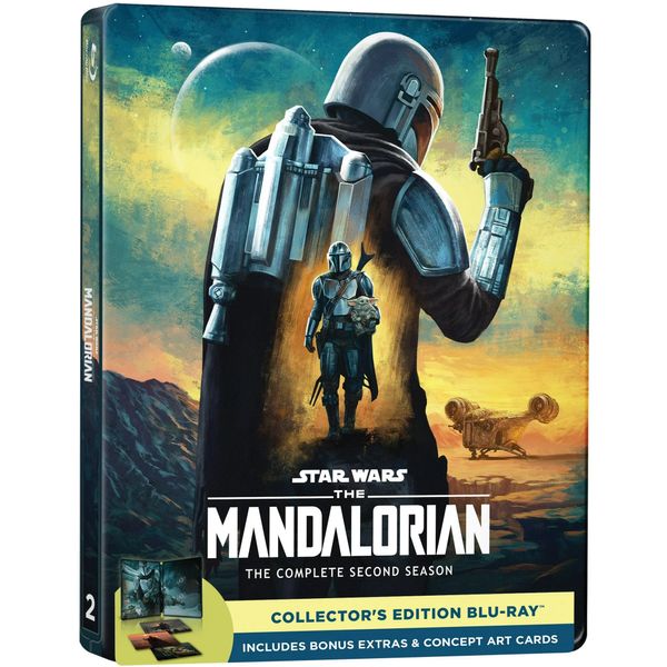The Mandalorian - Season 2, Blu-ray, Limited Edition Steelbook, All Episodes, 2 Disc Box Set