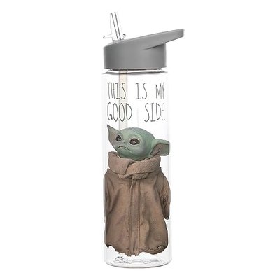 Baby Yoda Tritan Water Bottle - Good Side Mandalorian