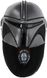 Boys Mandalorian Slipper, Full Body Mando Helmet Novelty Slipper - Grey/Black, Size 3-4 Big Kid