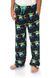 Galaxy Grogu Yoda Adult Lounge Sleep Pajama Pants for Men Dad Father - Black, XLarge