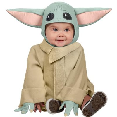 Baby the Mandalorian Child Costumes - Unisex Toddler US, As Shown, Toddler Sizes