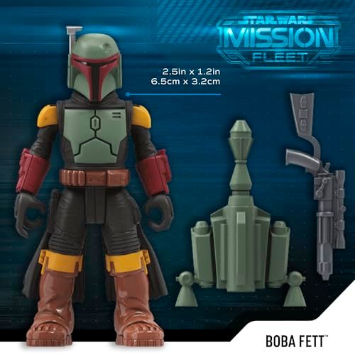 Mission Fleet Mandalorian Action Figures Set - 6 Figures & Accessories for 4+