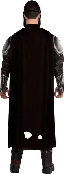 Halloween Costume Mandalorian (Season 2) for Adults, Star Wars, Standard Size, with Mask, Jumpsuit, Belt, Cape