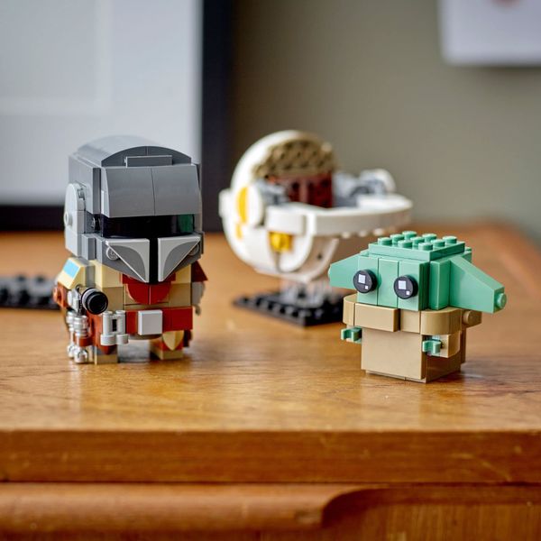 BrickHeadz Mandalorian & The Child 75317 - Collectible Building Figures