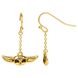 Grogu Gold Plated Dangle Earrings - Official License, The Mandalorian