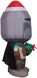 Christmas Airblown Inflatable Mandalorian with Gift Box, 3.5 ft Tall, Grey