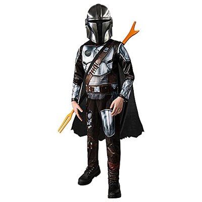 Costume for Kids with Mask and Cloak - Halloween Cosplay Holiday Party Outfits, Medium(57 Years)