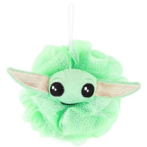 Grogu 2 Piece Loofah Set - Kids Bath & Shower Baby Yoda Body Scrubber Sponge