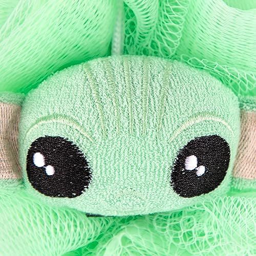 Grogu 2 Piece Loofah Set - Kids Bath & Shower Baby Yoda Body Scrubber Sponge