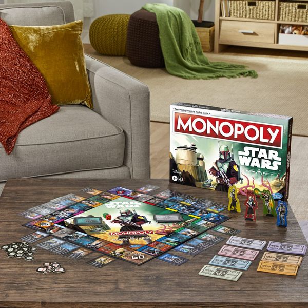 Boba Fett Monopoly Board Game - Inspired by Mandalorian, for Kids 8+