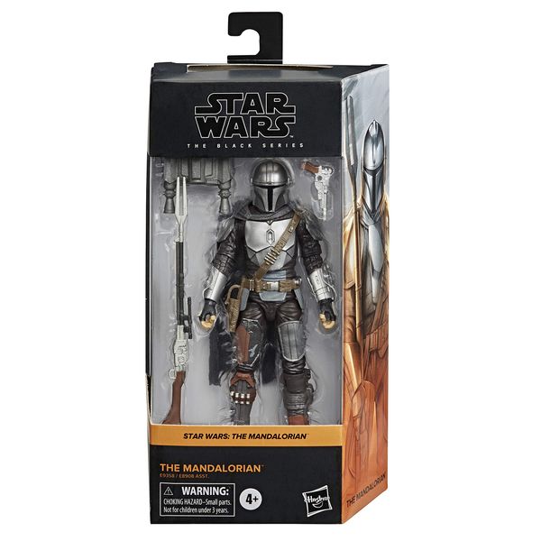 Black Series Mandalorian 6" Collectible Action Figure - Toy for Kids 4+