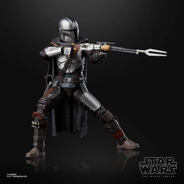 Black Series Mandalorian 6" Collectible Action Figure - Toy for Kids 4+