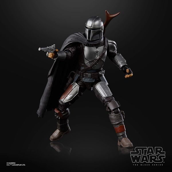 Black Series Mandalorian 6" Collectible Action Figure - Toy for Kids 4+