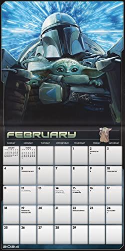 Mandalorian Calendar 2024 Deluxe Mini Bundle with Stickers