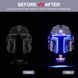 Light Kit for Mandalorian Helmet, LED Lighting Compatible