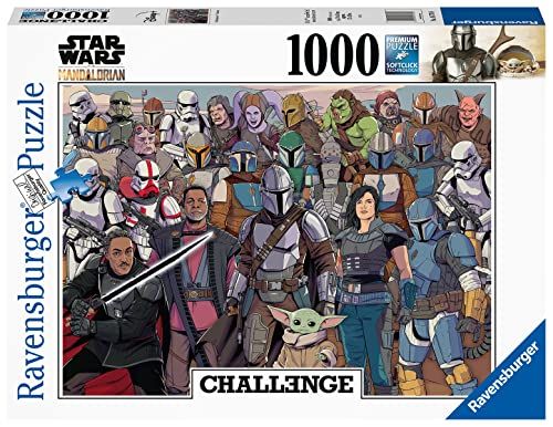 Mandalorian 1000 Piece Jigsaw Puzzle - Unique, Softclick Technology, for Adults