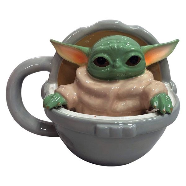 Sculpted Ceramic Mug Grogu 12 Oz The Mandalorian