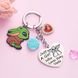Baby Yoda Mandalorian Heart Keychain - Cute Gift for Daughters & Teen Girls