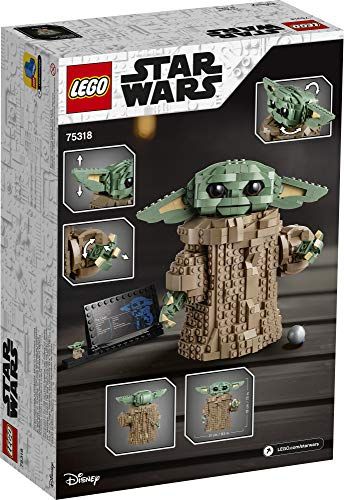 The Child 75318 Baby Yoda Grogu Building Set - Room Decor with Minifigure