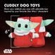 Dog Toy GROGU Santa Squeaky Chew Toy, The Mandalorian