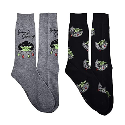 Men's Crew Socks - Light Grey Heather Christmas Child, One Size, The Child