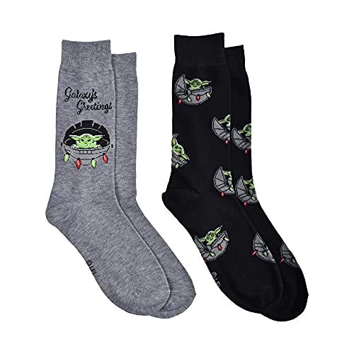 Men's Crew Socks - Light Grey Heather Christmas Child, One Size, The Child