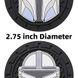 Automotive Cup Holder Coasters - Mandalorian Design, 2.75" Diameter, Compatible with Acura, Audi, VW, Honda, Toyota, and More - 2PCS