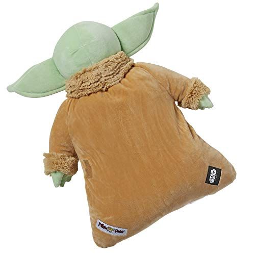 Grogu Stuffed Animal, Disney The Mandalorian Plush Toy, Green