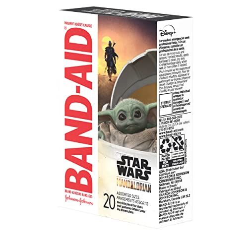 The Mandalorian Themed Adhesive Bandages - 20 Count Pack