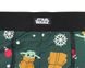 Men's Grogu Baby Yoda Holiday Boxer Briefs Underwear, Green Medium