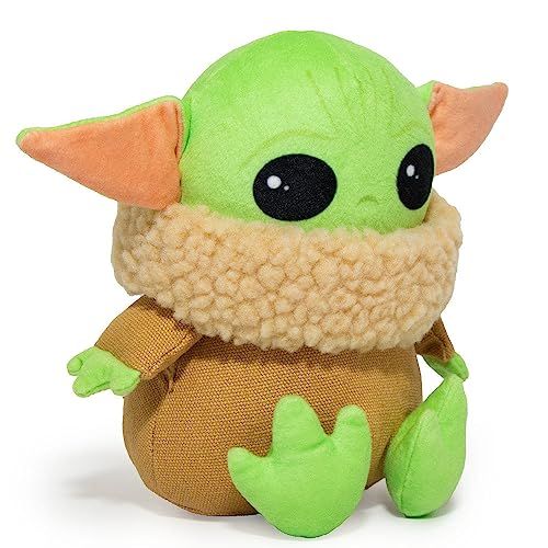 Mandalorian The Child Plush Squeaker Dog Toy 8"x8" - Baby Yoda, All Breeds