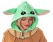 Baby Yoda Juniors The Mandalorian The Child Character Costume Zip Hoodie (Medium)
