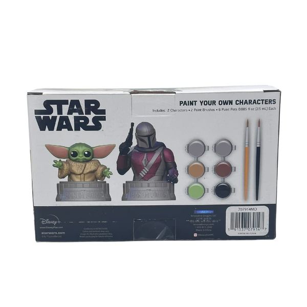 Baby Yoda Paint Your Own Figurines Set, Arts and Crafts