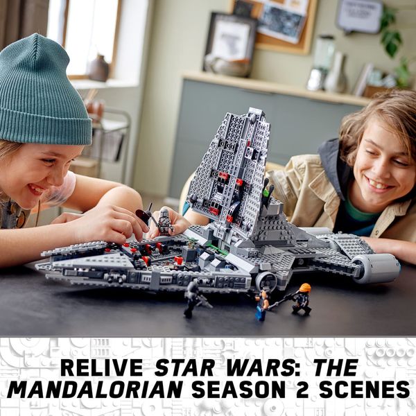 Imperial Light Cruiser The Mandalorian 75315 Toy Building Kit, 1336 Pieces, 5 Minifigures