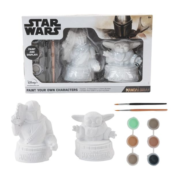 Baby Yoda Paint Your Own Figurines Set, Arts and Crafts