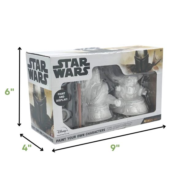 Baby Yoda Paint Your Own Figurines Set, Arts and Crafts