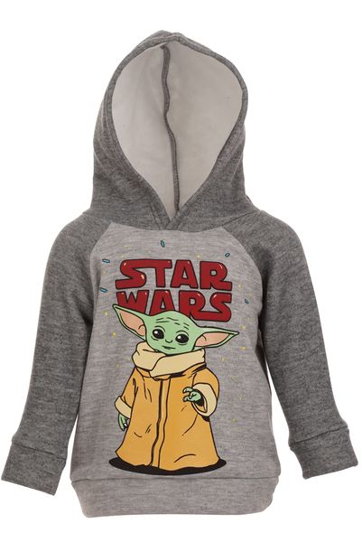 Baby Yoda Little Boys Fleece Hoodie & Pants The Mandalorian Gray 6