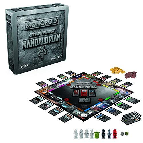 Monopoly The Mandalorian Edition Board Game Protect The Child from Imperial Enemies