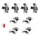 The Mandalorian Minifigure Combo 4 Pack - Imperial Scout Troopers with Blasters and 4 X Speeder Bikes 75292