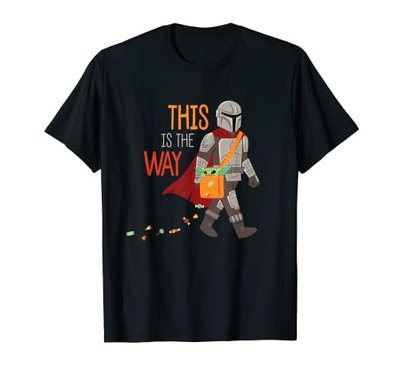 Grogu Halloween T-Shirt The Mandalorian This is The Way