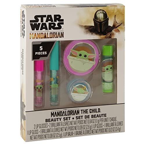 Baby Yoda Die Cut Lip Gloss Beauty Set